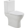 Чаша безободкового унитаза BELBAGNO LOUNGE с сиденьем дюропласт soft close, P-trap, BB045CPR/SC