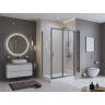 Душевой уголок BELBAGNO UNO-195-AH-1-140/70-C-NERO