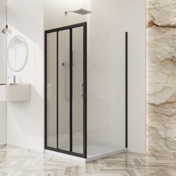 Душевой уголок BELBAGNO UNO-195-AHF-31-100/70-C-NERO